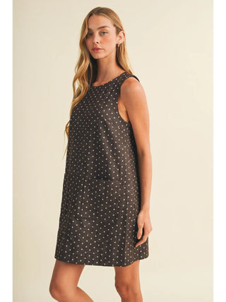 Patch Pocket Mod Polka Dot Dress