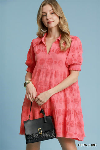 Umgee Swiss Dot Mini Dress