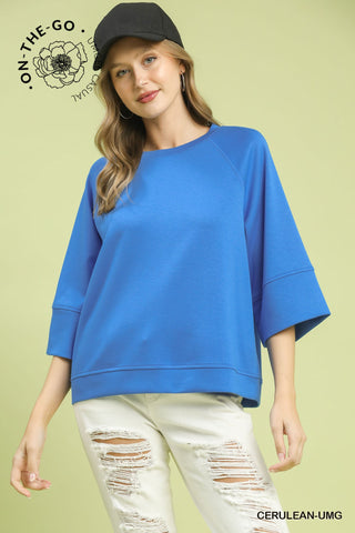 Umgee Buttery Soft Raglan Top