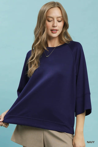 Umgee Buttery Soft Raglan Top