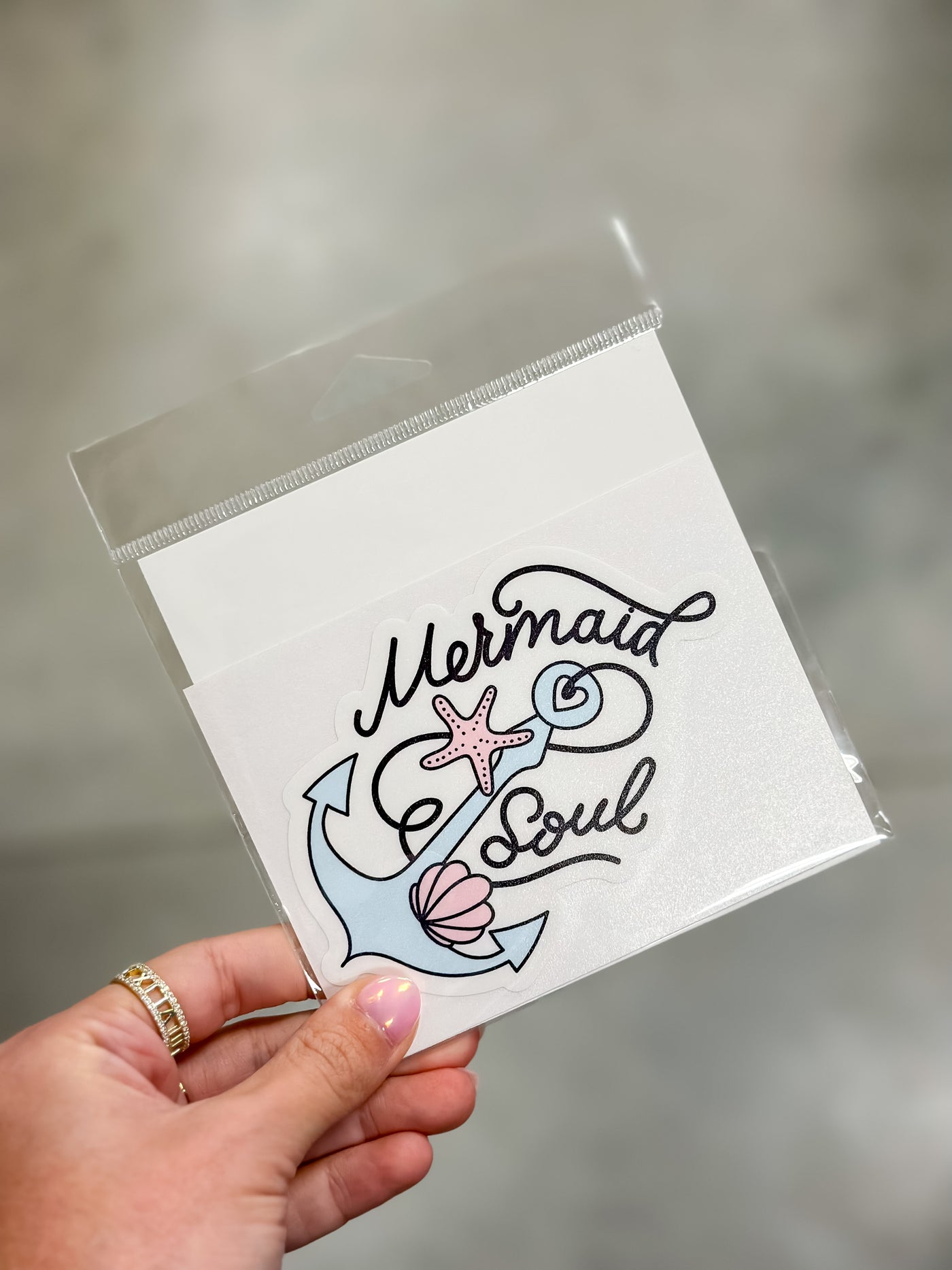 Mermaid Soul - Anchor Sticker