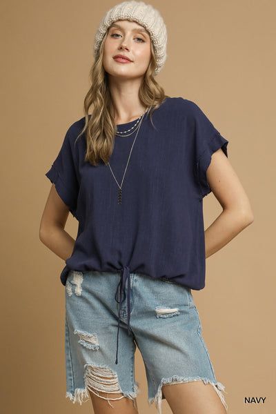 Umgee Linen Tie Top Best Seller!