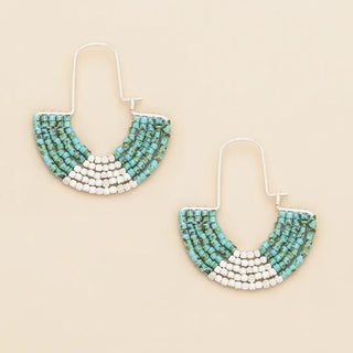 Chromacolor Miyuki U-Hoop Earring