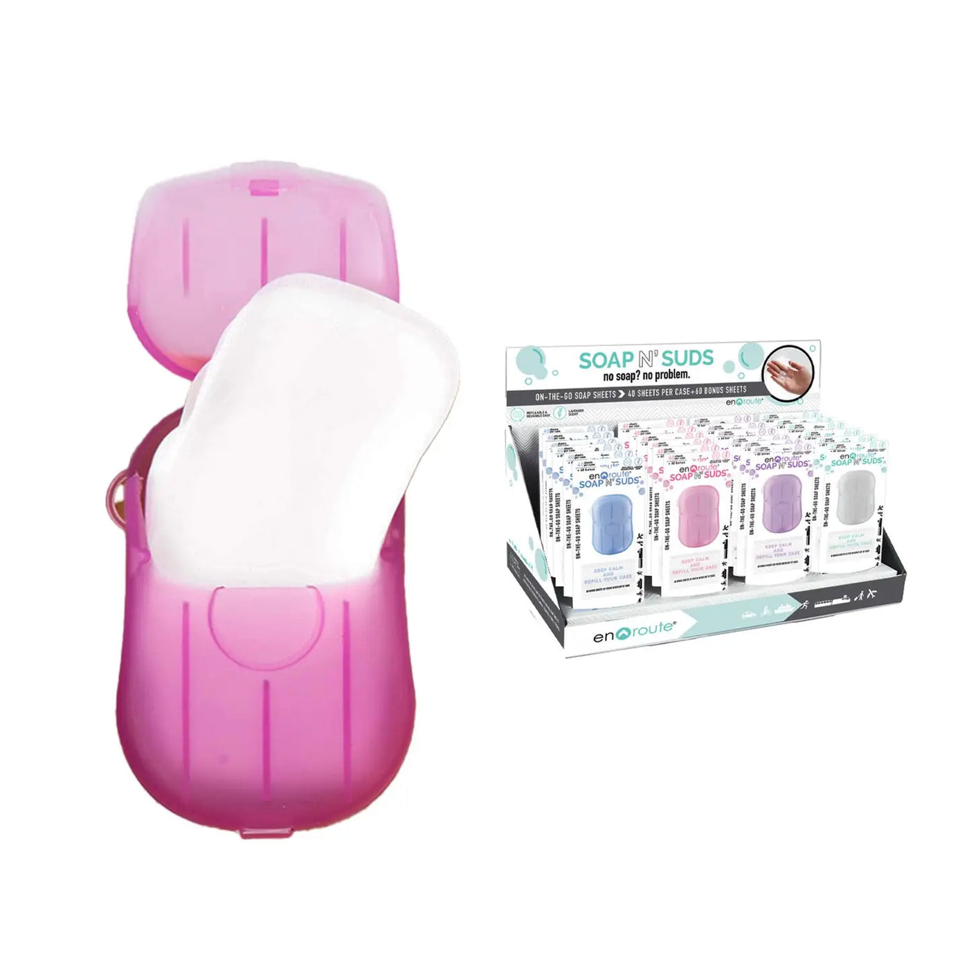En Route Soap 'n Suds On-The-Go Soap Sheets