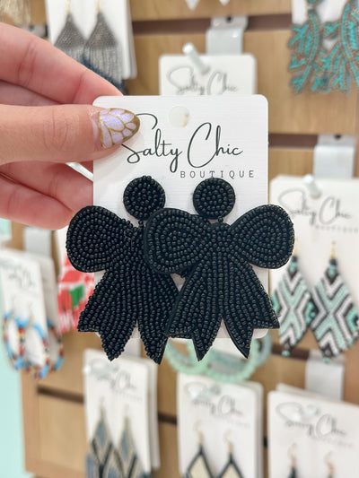 Bold Bow Earrings