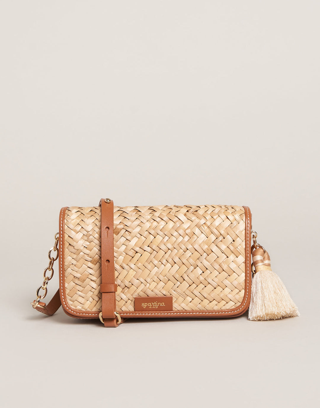 Spartina Straw Crew Phone Crossbody Natural Salty Chic Boutique