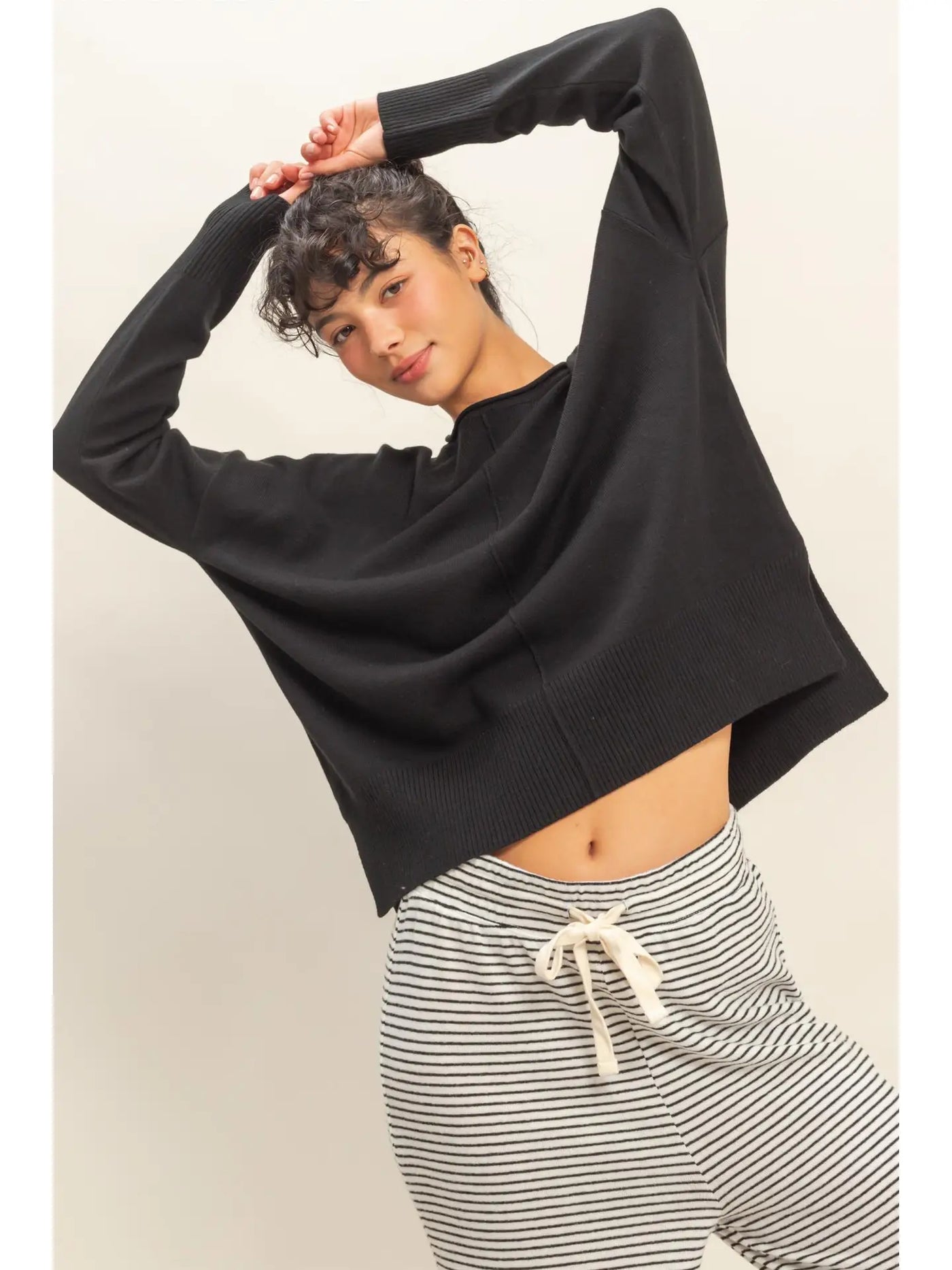 Round Roll Neck Sweater