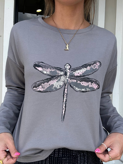 Dragonfly Fleece Pullover by Habitat