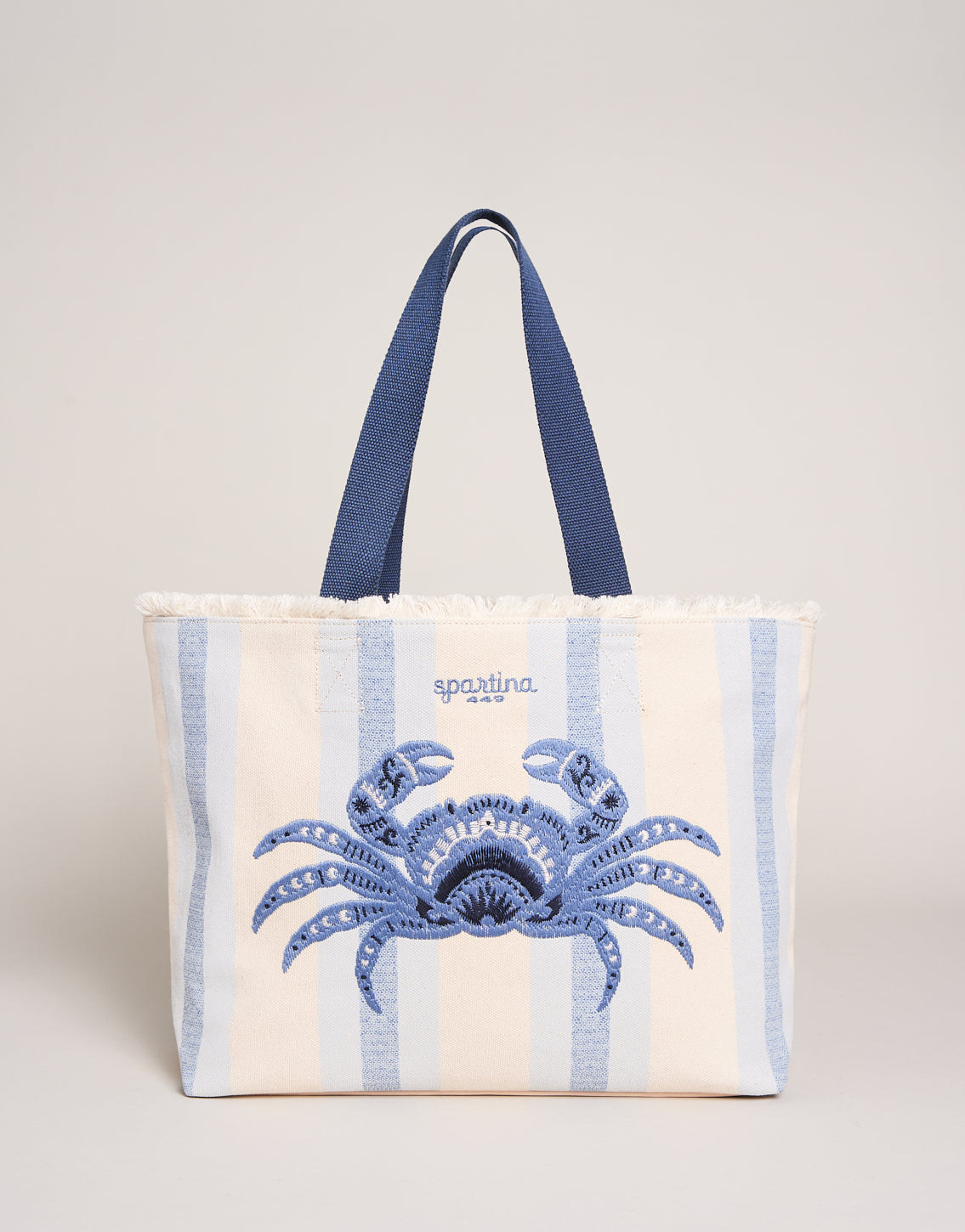 Spartina Beach Tote Blue Crab