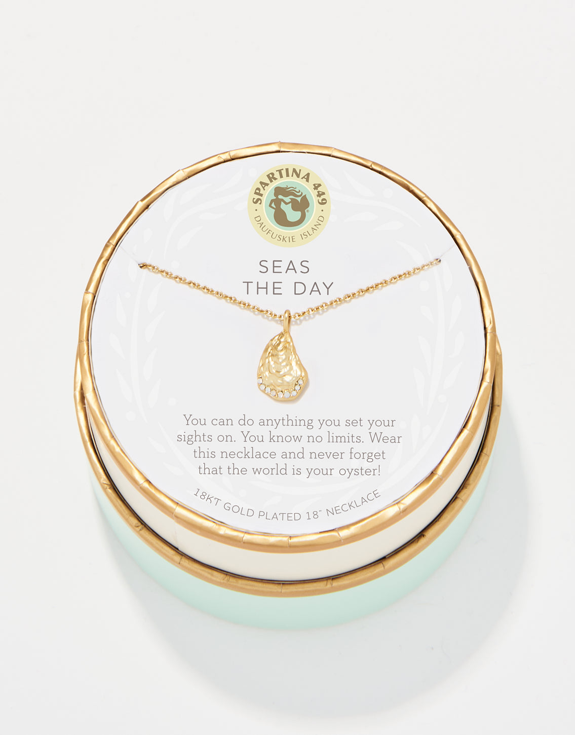 Spartina Sea La Vie Necklace Seas the Day/Oyster