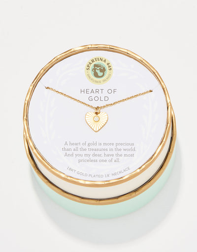 Spartina Sea La Vie Necklace Heart of Gold