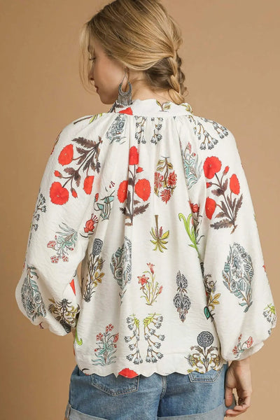 Umgee Feelin' Bold Floral Top