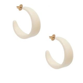 Zenzii Chunky Resin Hoop Earring