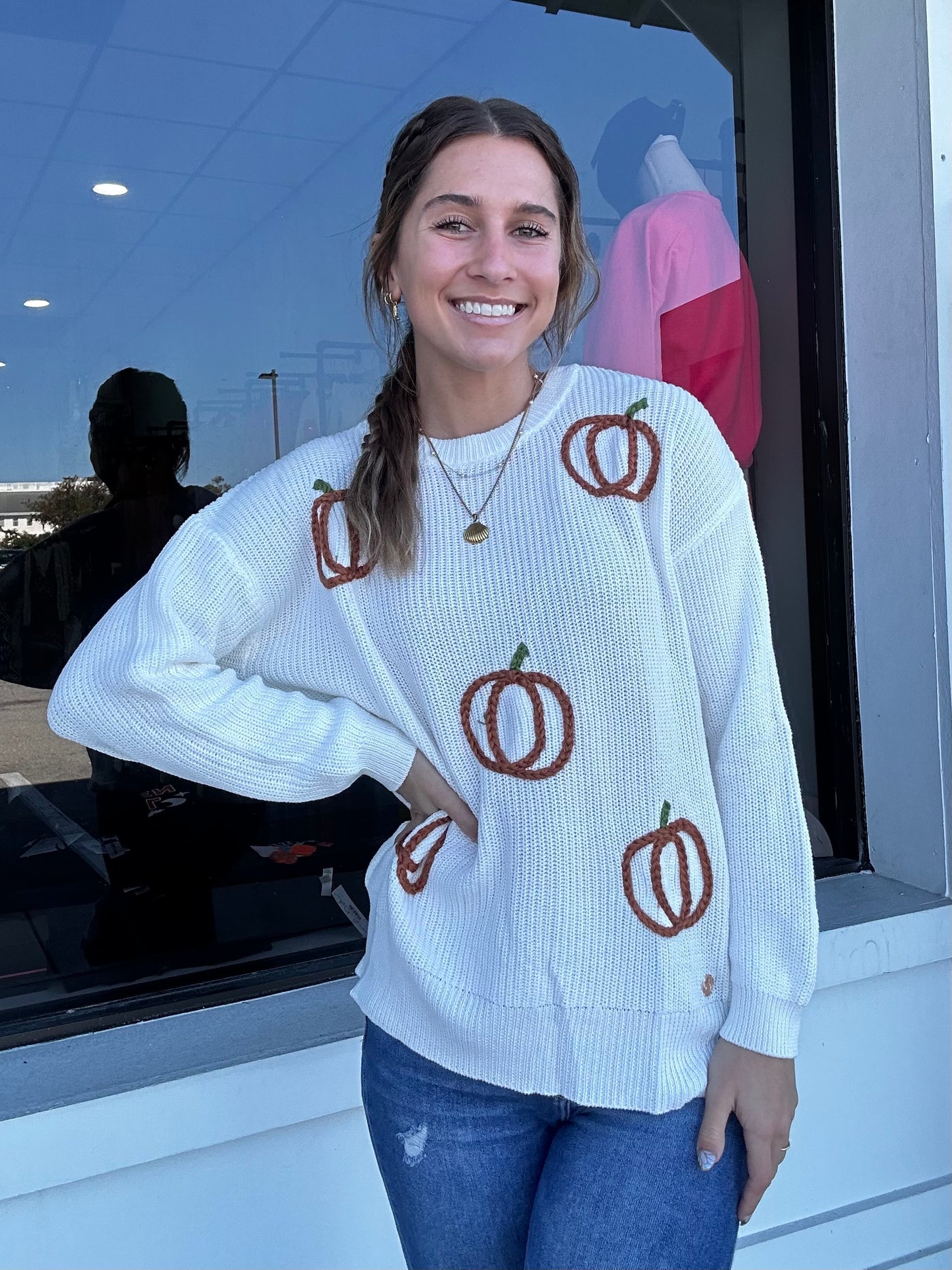 Simply Southern Pumpkin Sweater