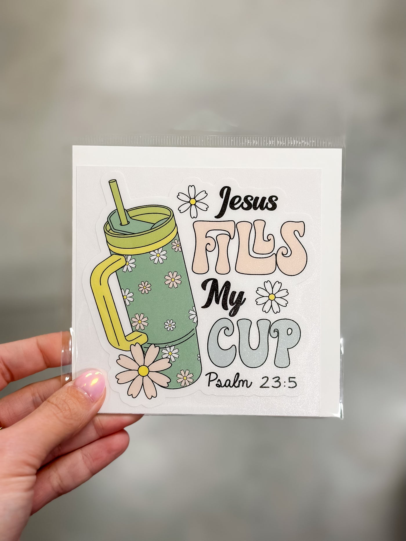 Jesus Fill my Cup Sticker