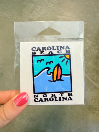 Surfboard Carolina Beach Medium Sticker