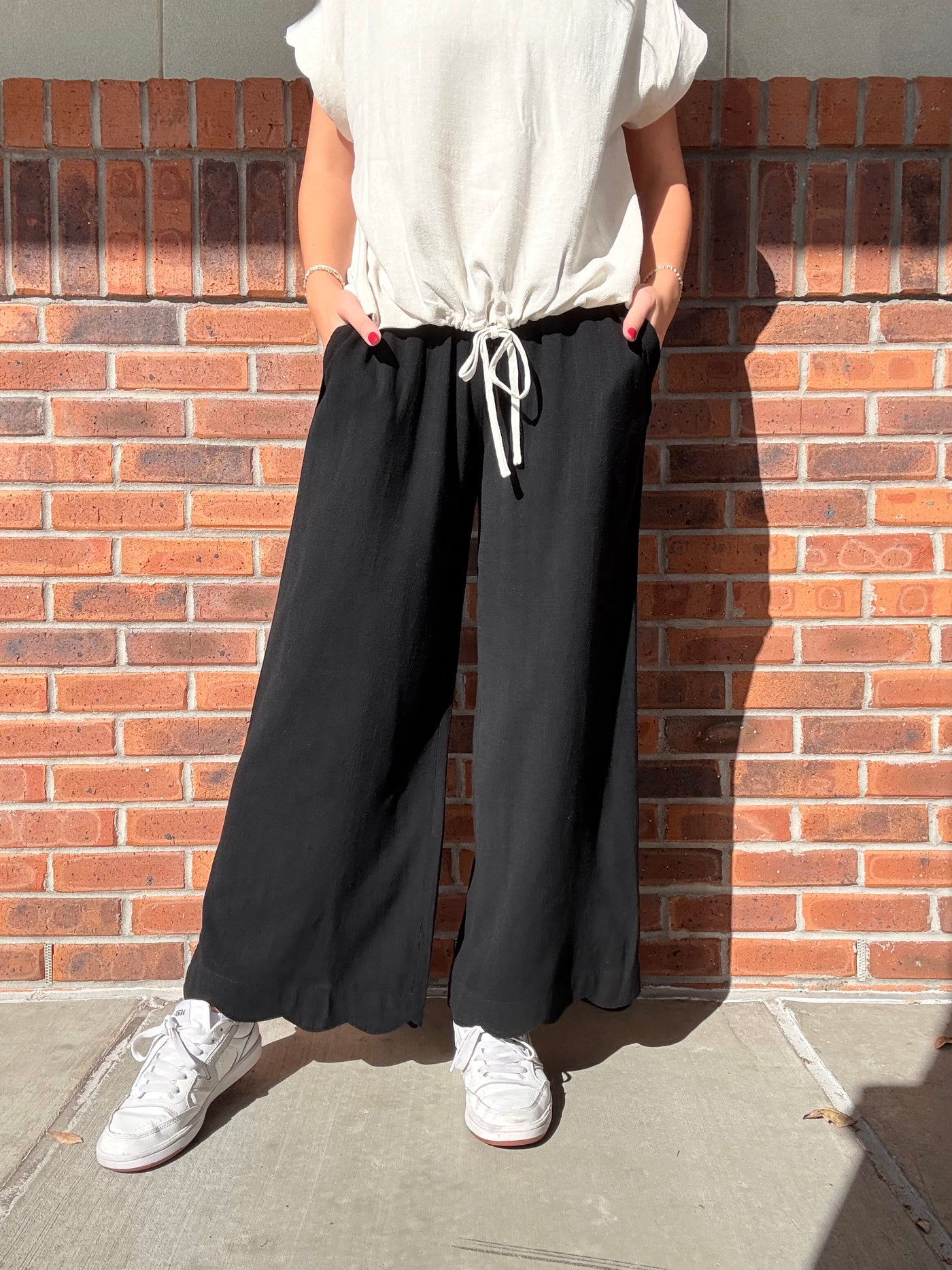 Umgee Scallop Hem Pant