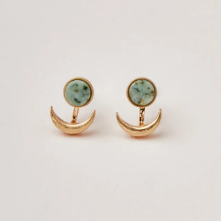 Stone Moon Phase Ear Jacket