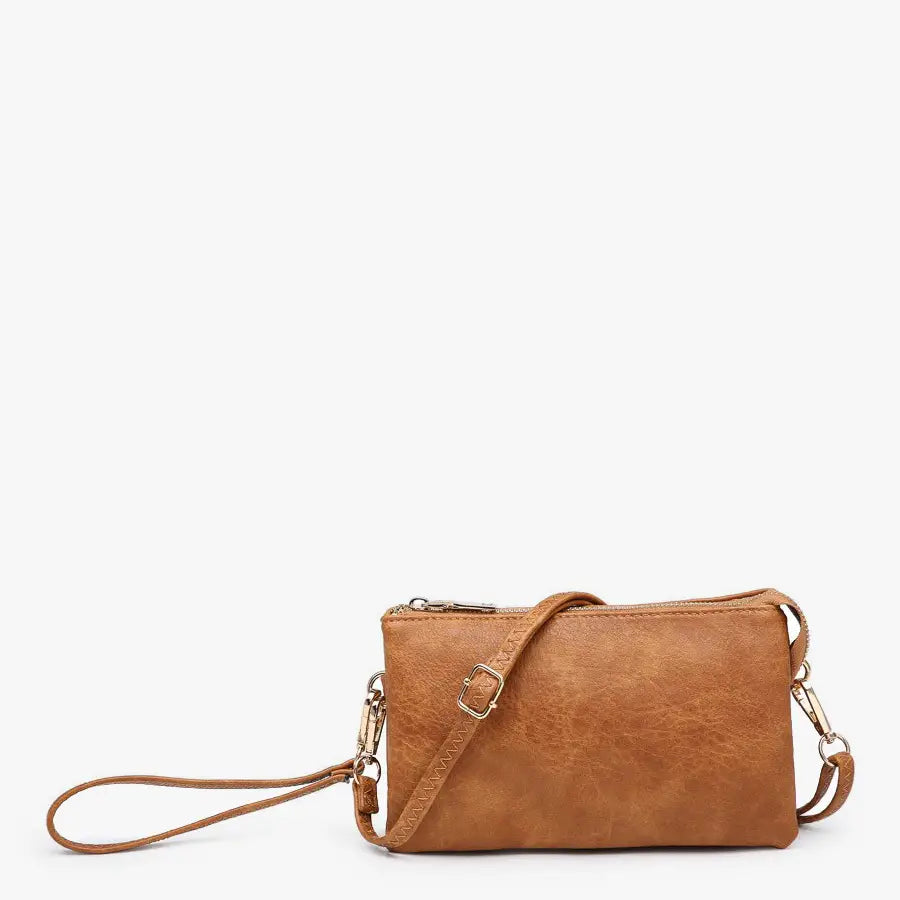 Riley 3 Compartment Wristlet/Crossbody