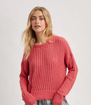 Wishlist Boucle Ribbed Sweater