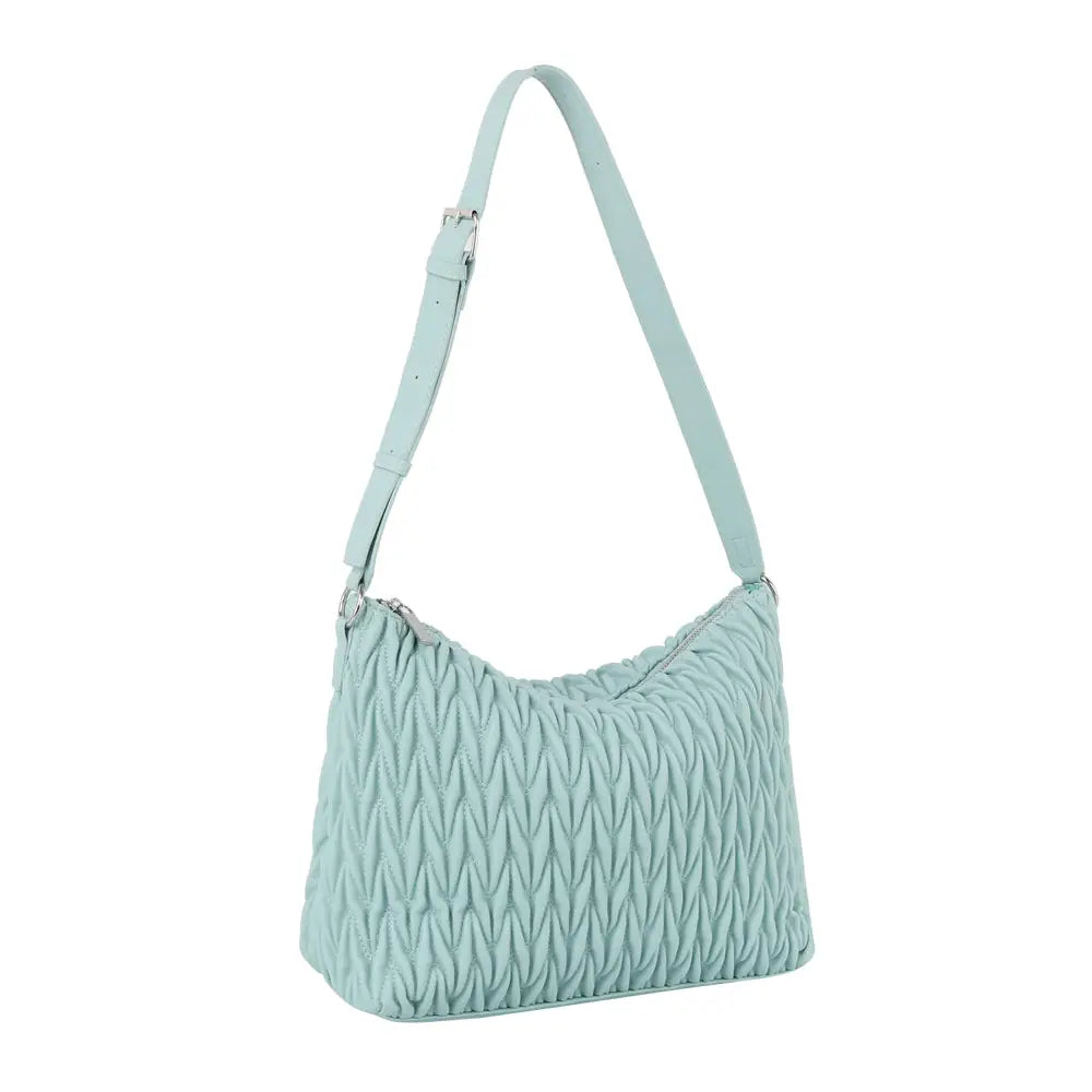 Woven Detail Hobo Shoudler Bag