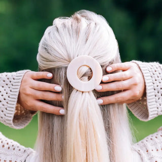 Teleties New Flat Circle Hair Clip - Small