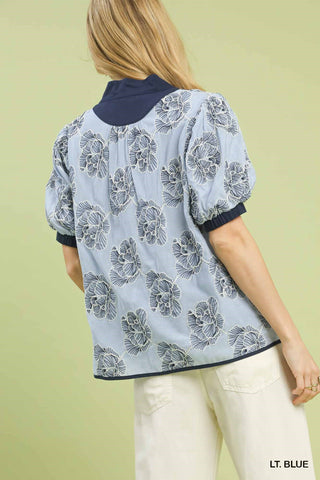 Umgee Bay Breeze Floral Top