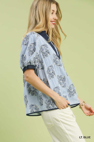 Umgee Bay Breeze Floral Top