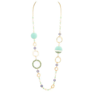 Mix Media Long Necklace