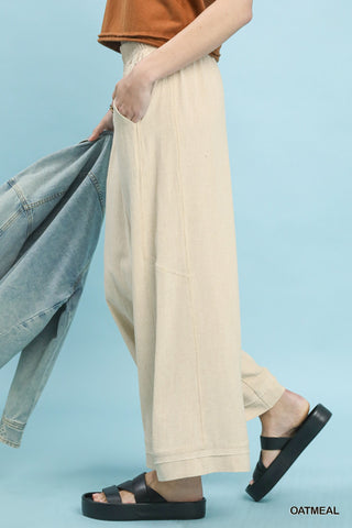 Umgee Dahlia Linen Pants