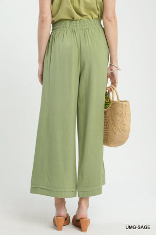 Umgee Dahlia Linen Pants