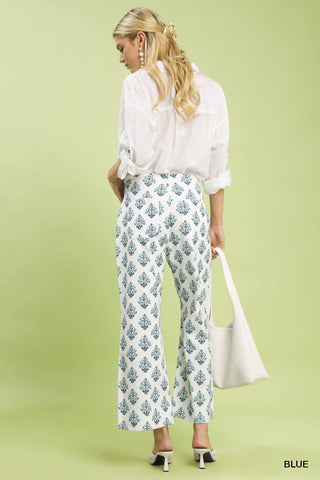 Umgee Bouquet Crop Pants
