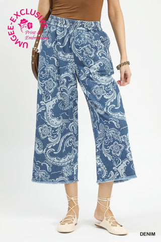 Umgee Sassy Stone Wash Pants