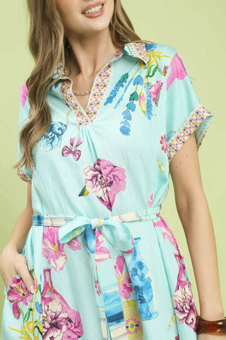 Umgee Blushing Bloom Dress