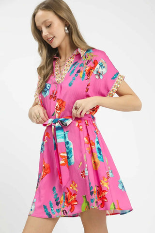 Umgee Blushing Bloom Dress