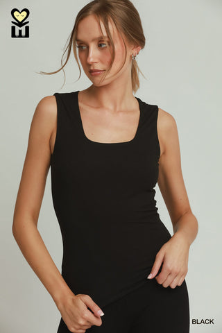 Umgee Pulseknit Double Lined Camisole
