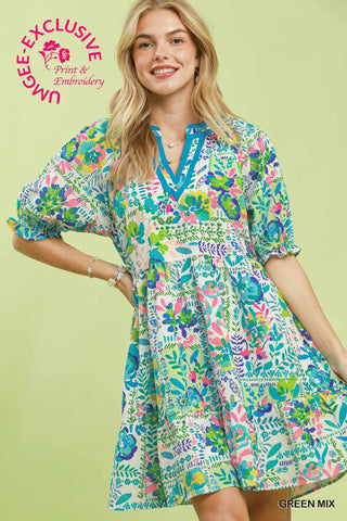 Umgee Botanical Dress