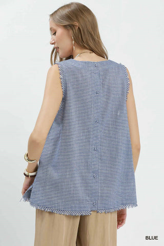 Umgee Summer Striped Top