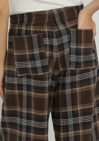 Umgee Brown Sugar Plaid Pant