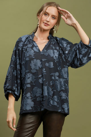 Umgee Midnight Bloom Top