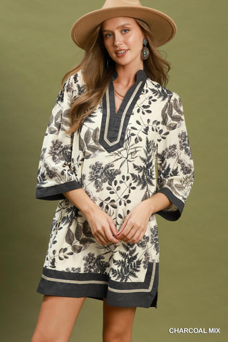 Umgee Botanical Mix Dress