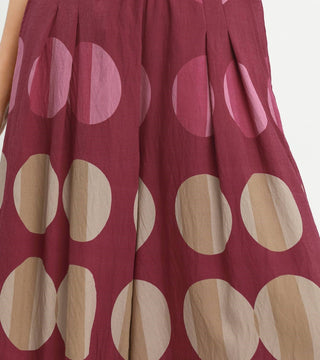 Umgee Merlot Muse Wide Leg Pant
