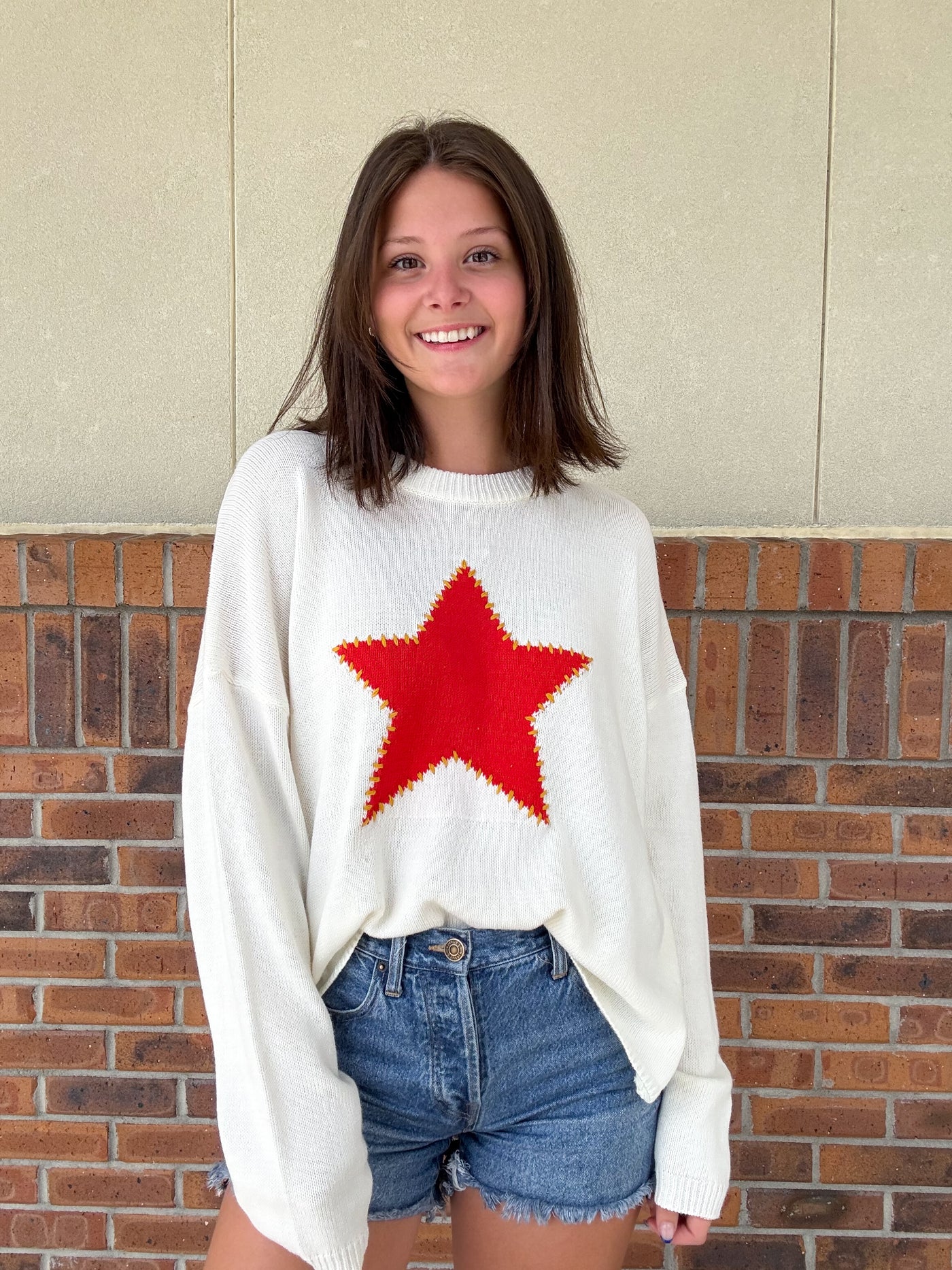 Center Star Sweater