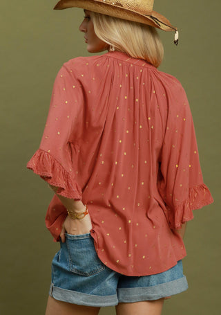 Umgee Golden Hour Blouse