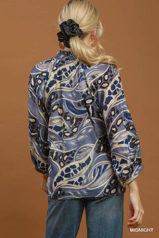 Umgee Indigo Escape Top