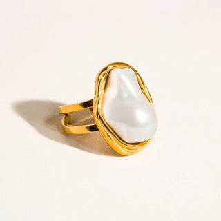Cameron Pearl Adjustable Ring