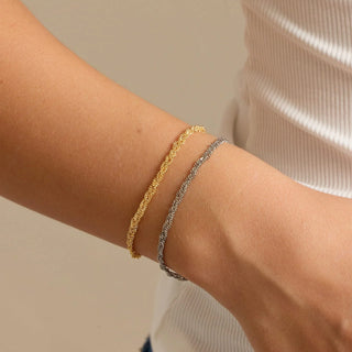 Pura Vida Layered Twisted Rope Chain Bracelet