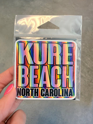 Retro Kure Beach NC magnet