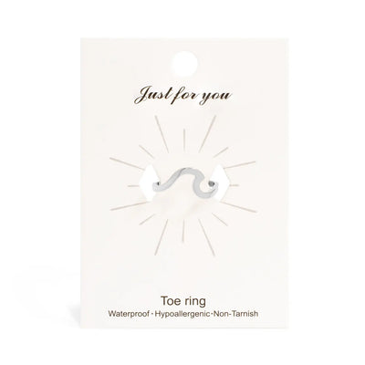 Adjustable Wave Toe Ring