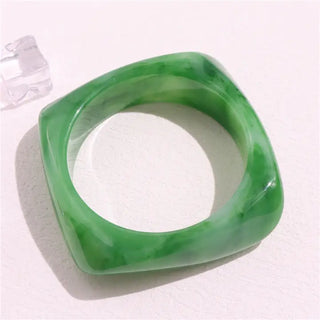 Marbled Sqaure Bangle